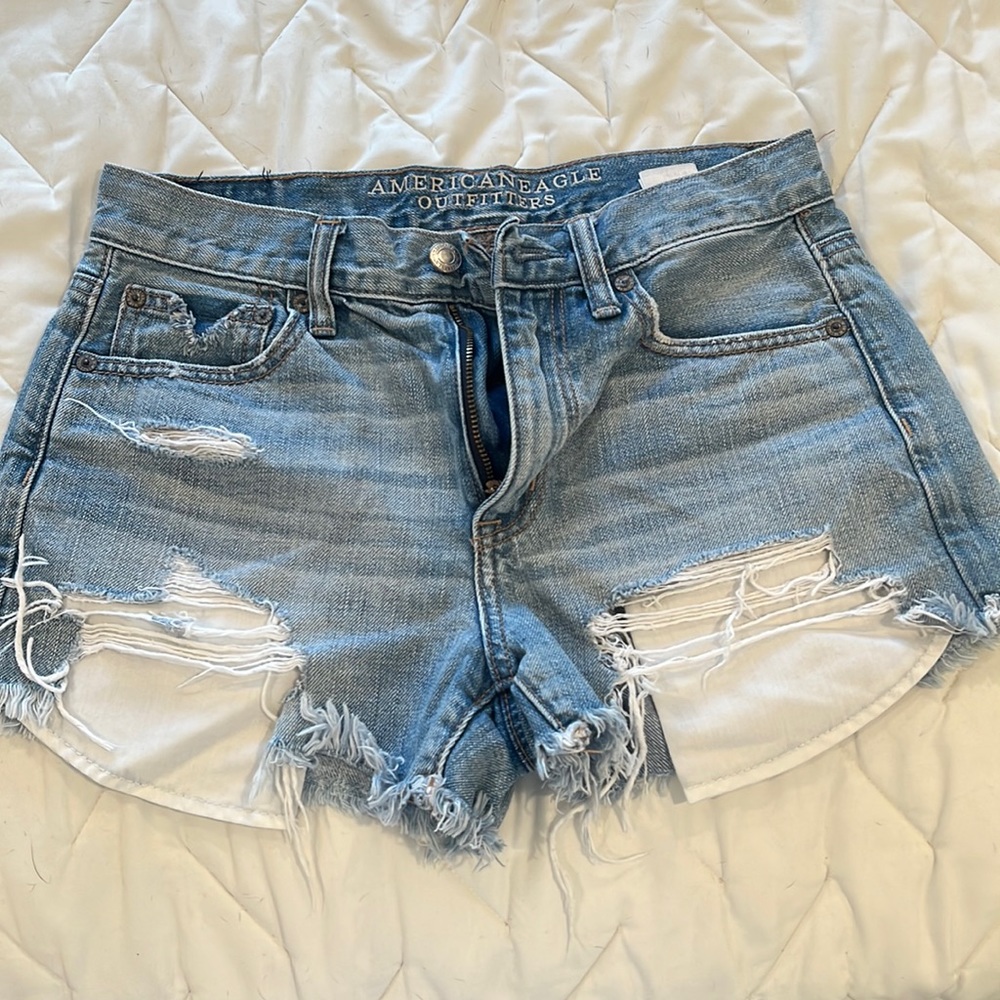 American eagle jean shorts